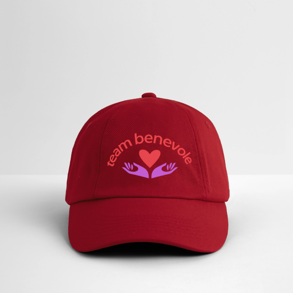 Casquette Team Bénévole – Style & Solidarité - rouge classique
