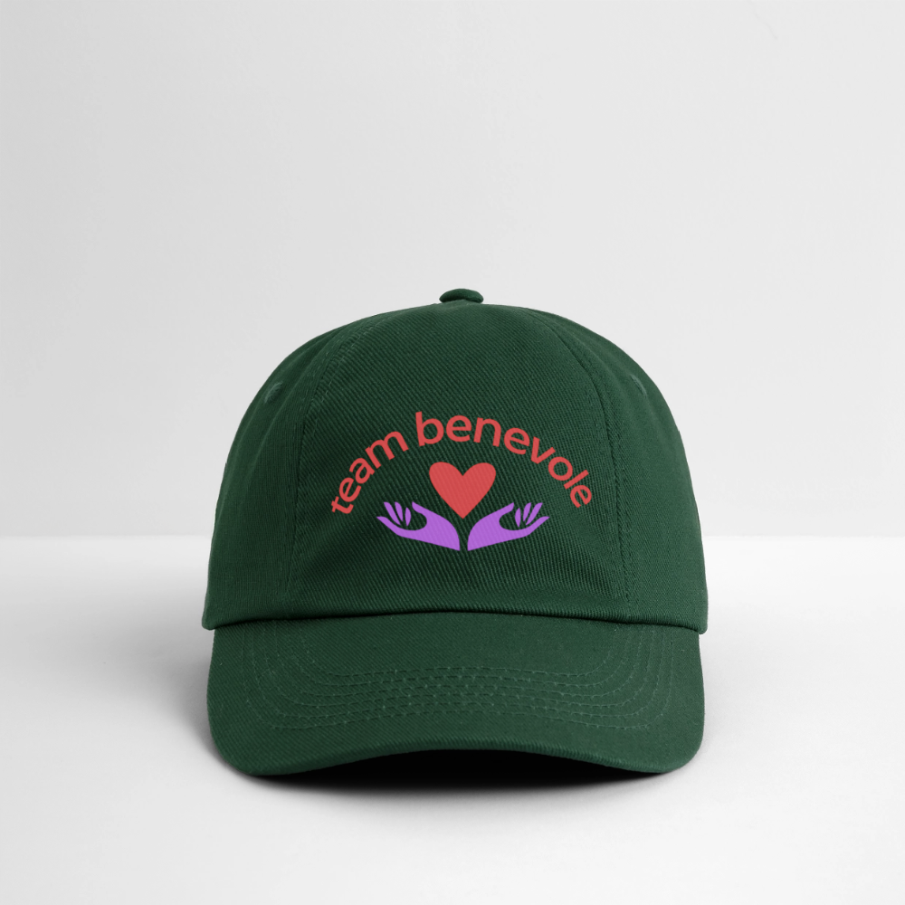 Casquette Team Bénévole – Style & Solidarité - vert bouteille