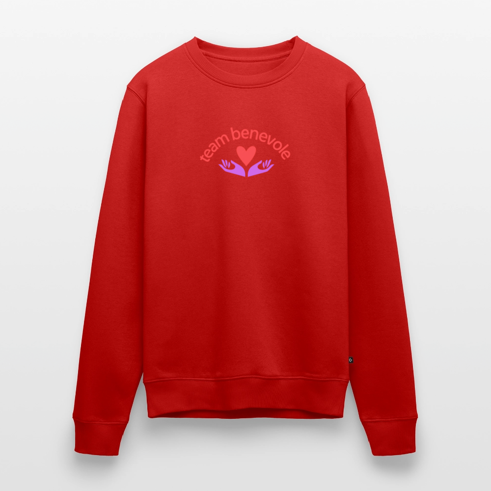 Sweatshirt Premium Team Bénévole – Confort & Engagement - rouge