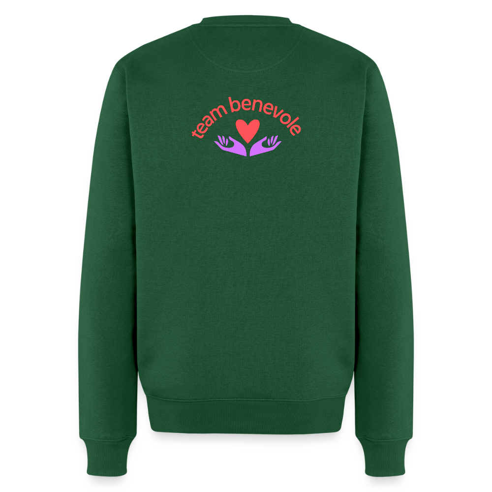 🧥 Sweat ras-du-cou Premium – Team Bénévole - vert bouteille