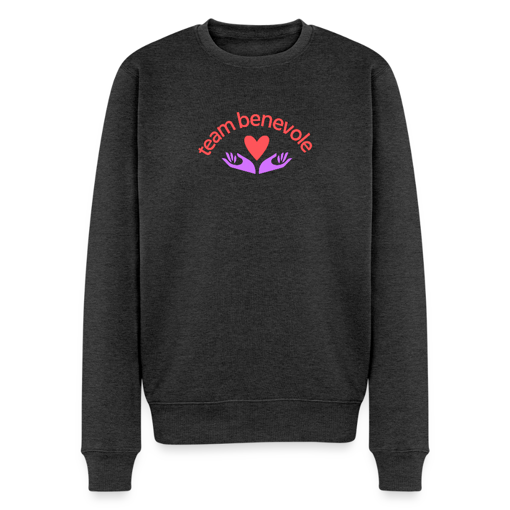 Sweatshirt Premium Team Bénévole – Confort & Engagement - anthracite chiné