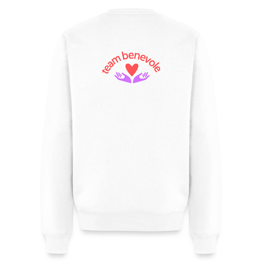 🧥 Sweat ras-du-cou Premium – Team Bénévole - blanc