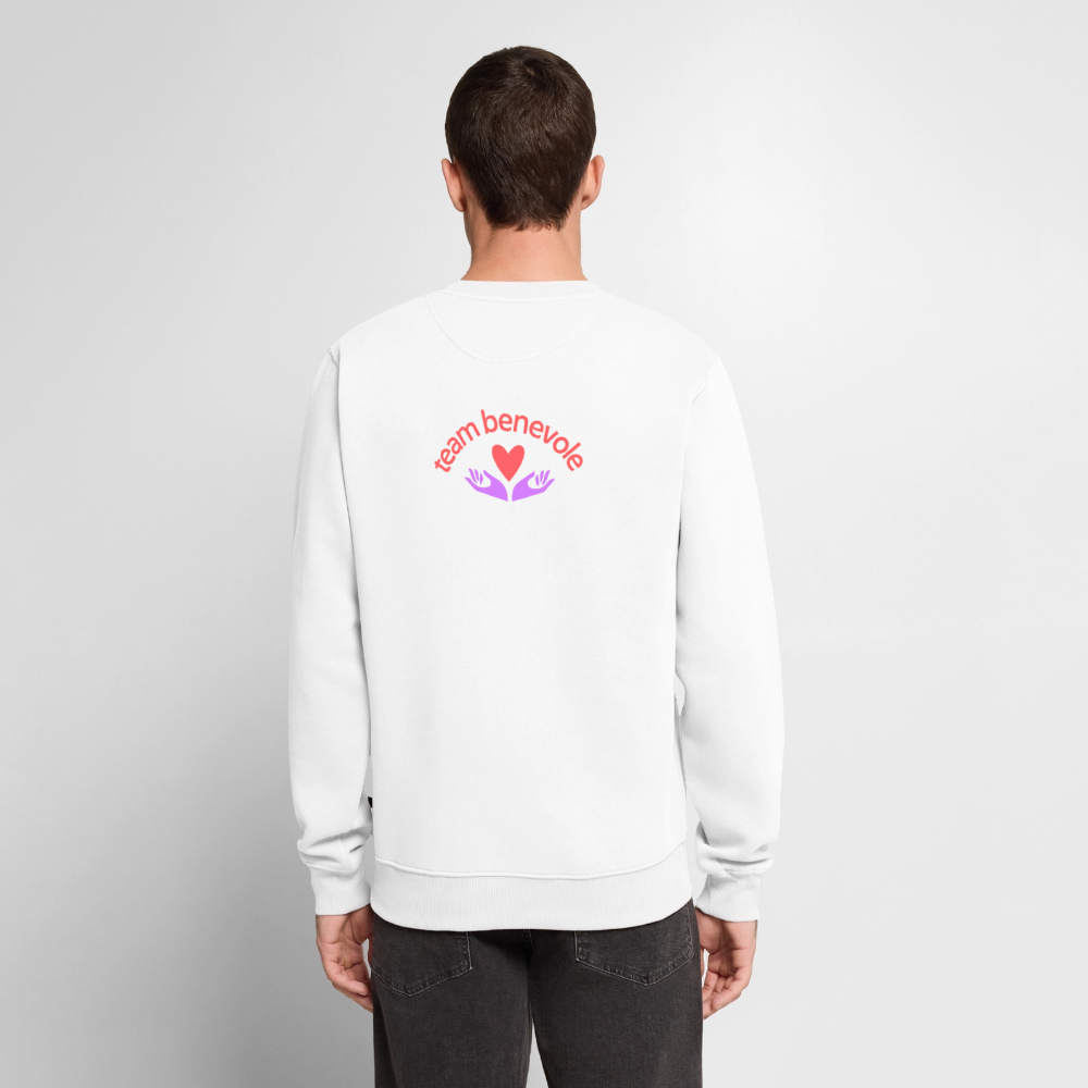 🧥 Sweat ras-du-cou Premium – Team Bénévole - blanc