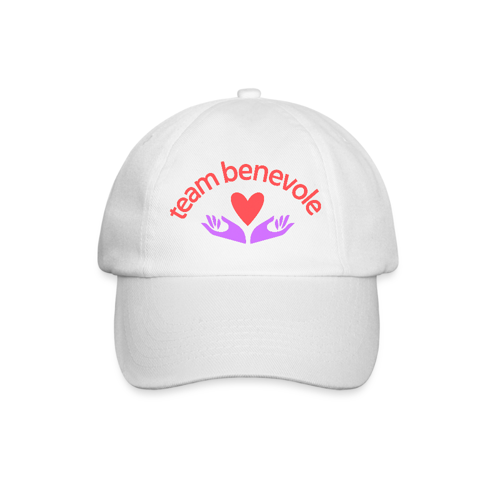 Casquette Team Bénévole – Style & Solidarité - blanc/blanc