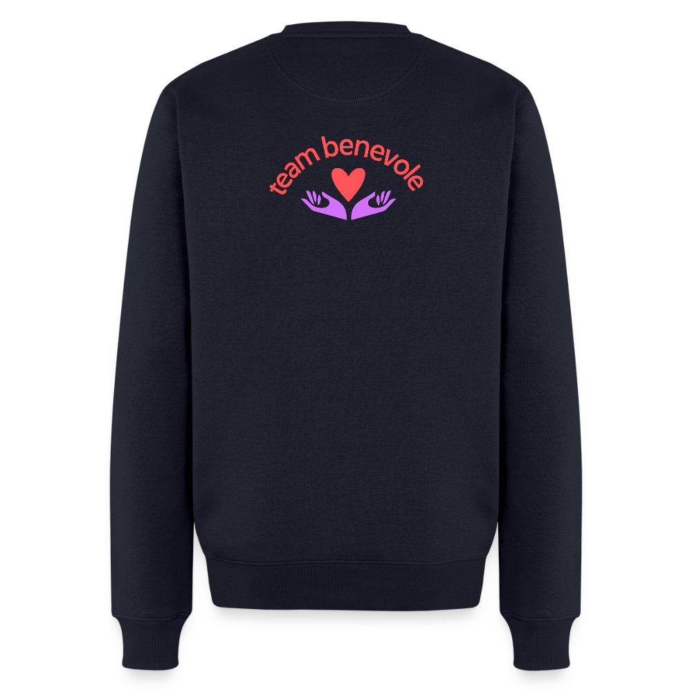 🧥 Sweat ras-du-cou Premium – Team Bénévole - bleu marine