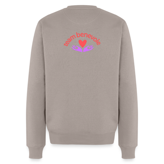 🧥 Sweat ras-du-cou Premium – Team Bénévole - taupe