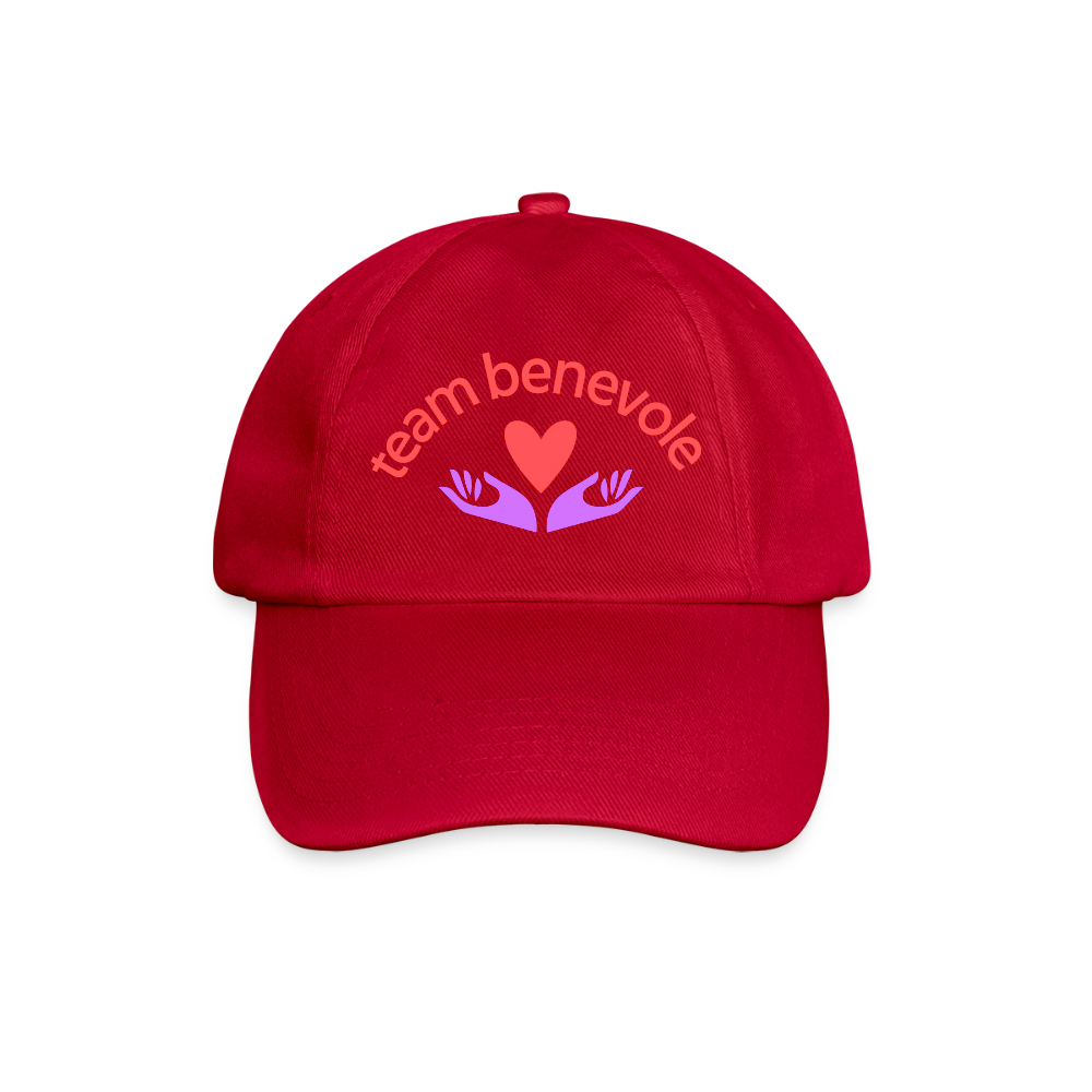 Casquette Team Bénévole – Style & Solidarité - rouge classique
