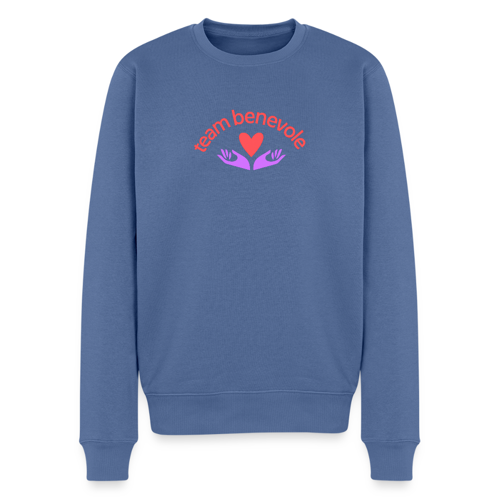 Sweatshirt Premium Team Bénévole – Confort & Engagement - bleu pigeon