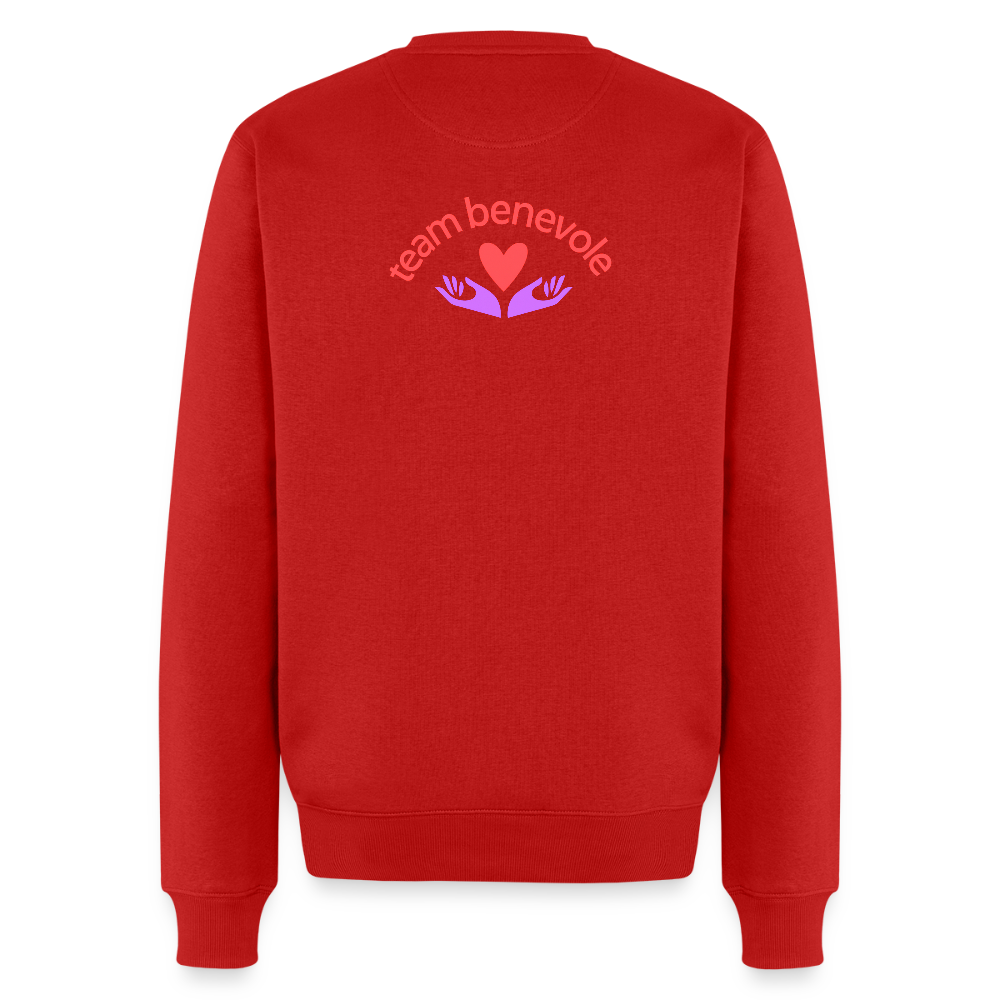 🧥 Sweat ras-du-cou Premium – Team Bénévole - rouge